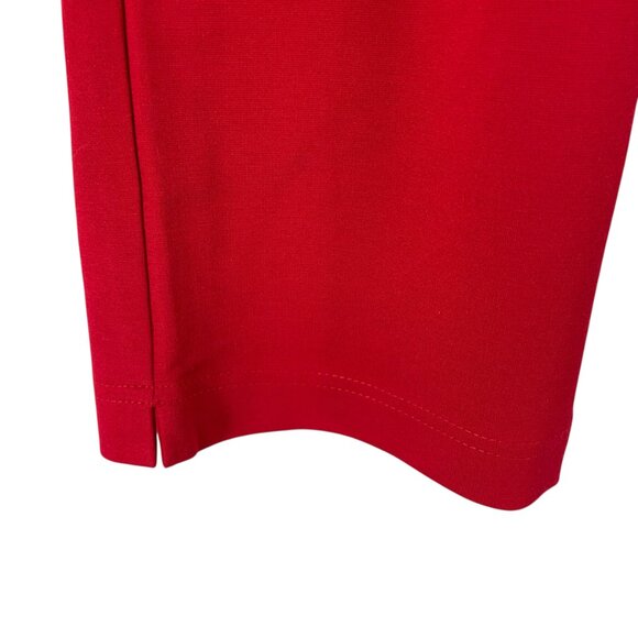 Nygard Women's  Red cropped Capri Pants  Stretchy Pull On Size 12 - Picture 12 of 15